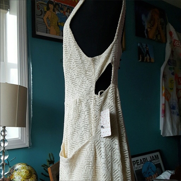 NWT Free People Lace Mini Dress - Picture 8 of 8